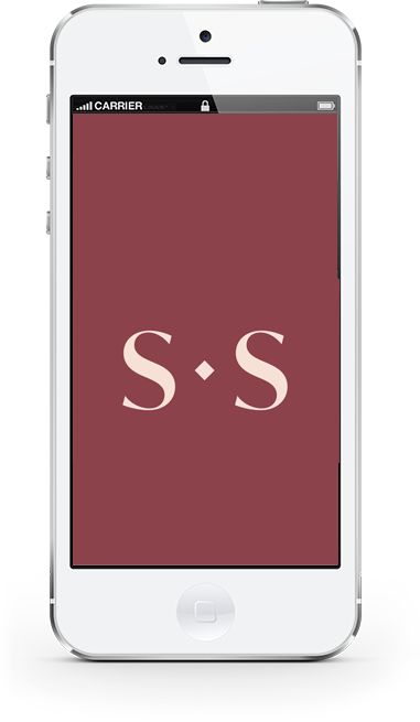 Mobile-responsive website design displayed on a smartphone